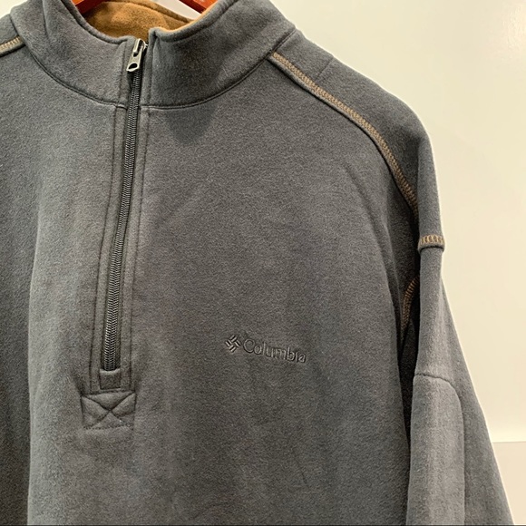 {Columbia} Half-Zip Sweatshirt, XXL - Picture 2 of 5